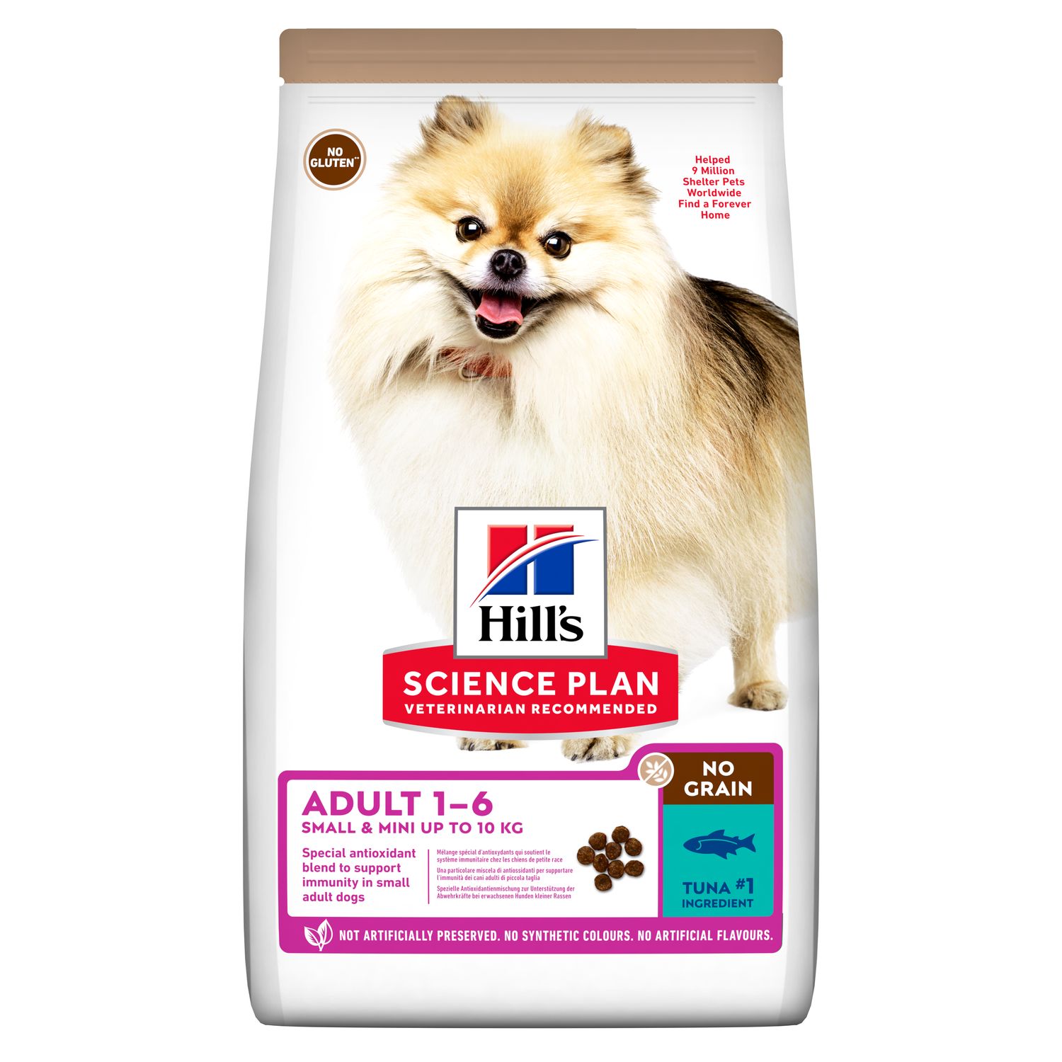 Hill's SP Canine Adult Small Breed No Grain Tuna 1,5 kg