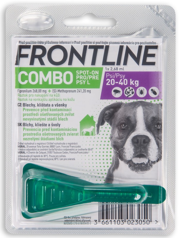 Frontline Combo dog L 20-40kg 1x2,68ml