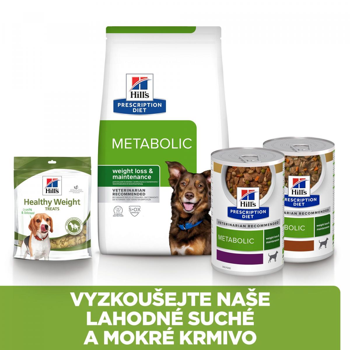 Hill's PD Canine Metabolic jehněčí a rýže 12kg