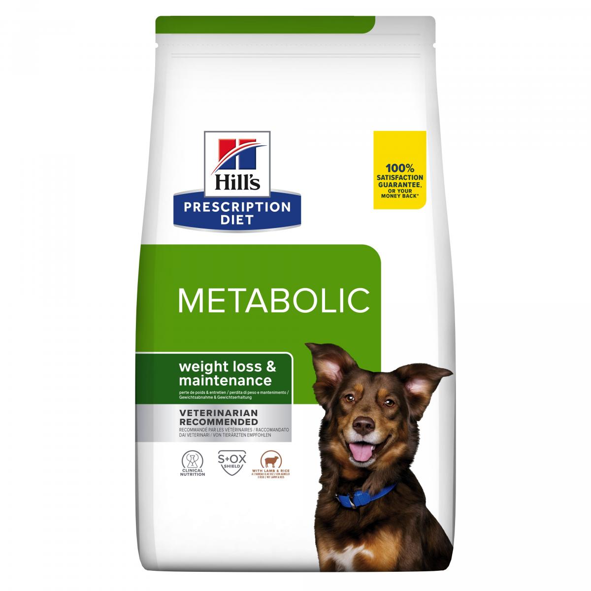 Hill's PD Canine Metabolic jehněčí a rýže 12kg