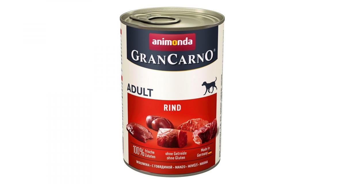 GranCarno dog konz.čistě hovězí maso 400g