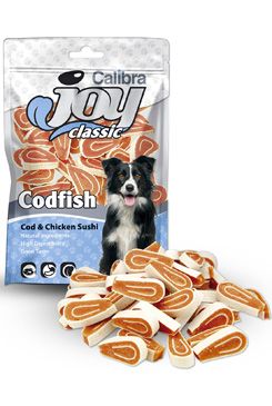 Calibra dog pochoutky Joy Chicken+Cod Sushi 80g